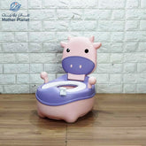 Potty Cute Cow with Backrest & Handles